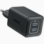 شاحن Anker 523 Nano 3 بقوة 47 واط بمنفذين USB-C – شحن سريع – أسود