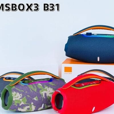 اسبيكر بوم بوكس B31 مموه أخضر RGB