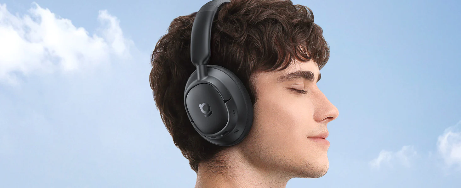 سماعات رأس لاسلكية باسيوس Baseus Bass BH1 NC عازلة للضوضاء وتقنية البلوتوث - أسود - الصورة 2