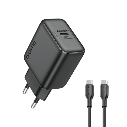 شاحن حائط اورايمو OCW-5251ECC بقوة 25 وات اسود بزايم كارت