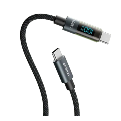كابل أورايمو Type-C to Type-C 100W OCD-175CC أسود