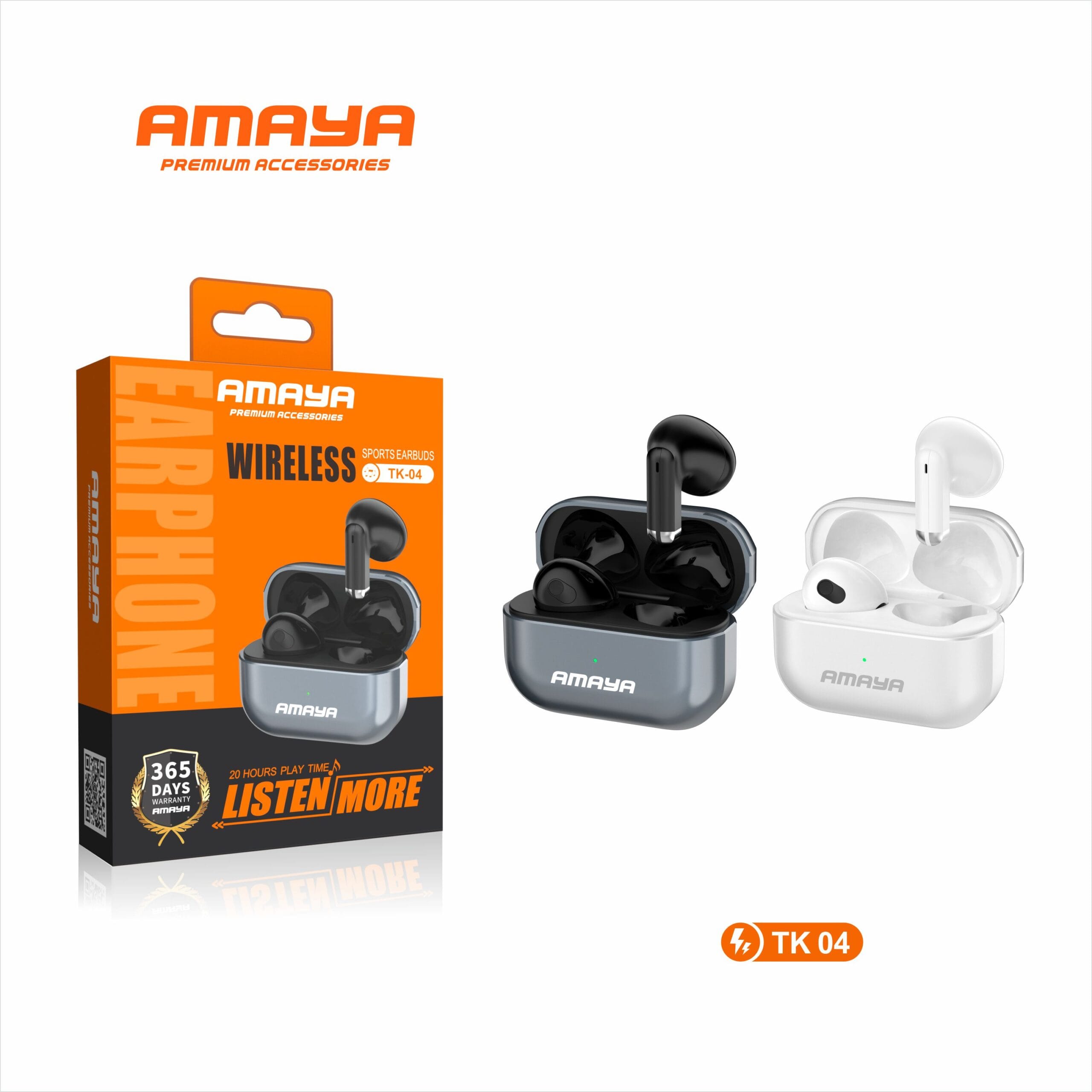 سماعة اذن لاسلكية AMAYA TK04 للرياضيين من متجر Pryme Cart