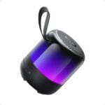 مكبر صوت Soundcore Glow Mini A3136 بقوة 8 واط – صوت 360° وإضاءة ديناميكية ومقاوم للماء والغبار IP67